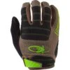 Lizard Skins Monitor AM Full Finger Gloves - Olive / Jet Black