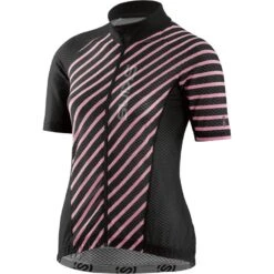 SKINS Cycle Compression Love Cats X-Light Short Sleeve Jersey Women - Black/Cosmo