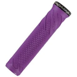 Lizard Skins Danny MacAskill Lock-On Grip -Skins lizard skins dannymacaskilllock on handlebar grip ultra purple 1 1132705