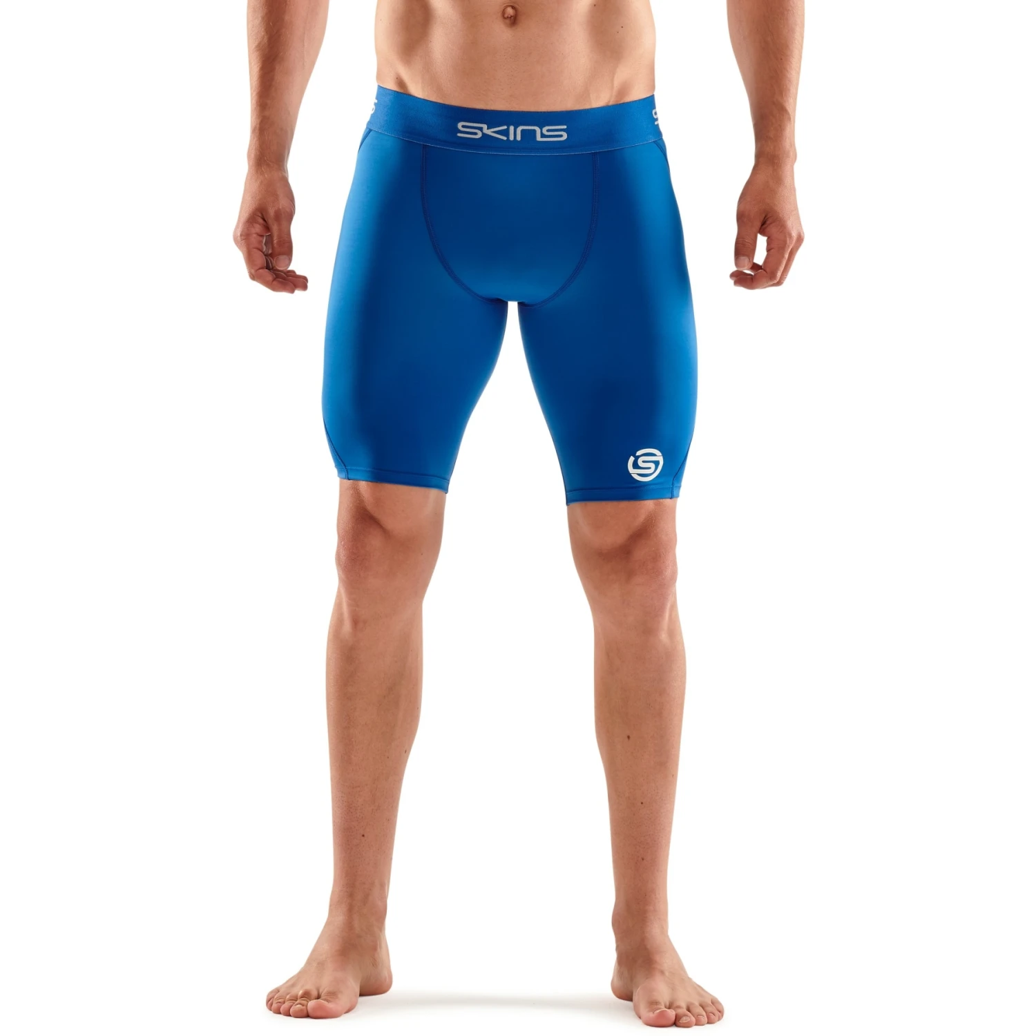 SKINS 1-Series Half Tights - Bright Blue 1 SKINS 1-Series Half Tights - Bright Blue