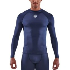 SKINS 1-Series Long Sleeve Top - Navy Blue