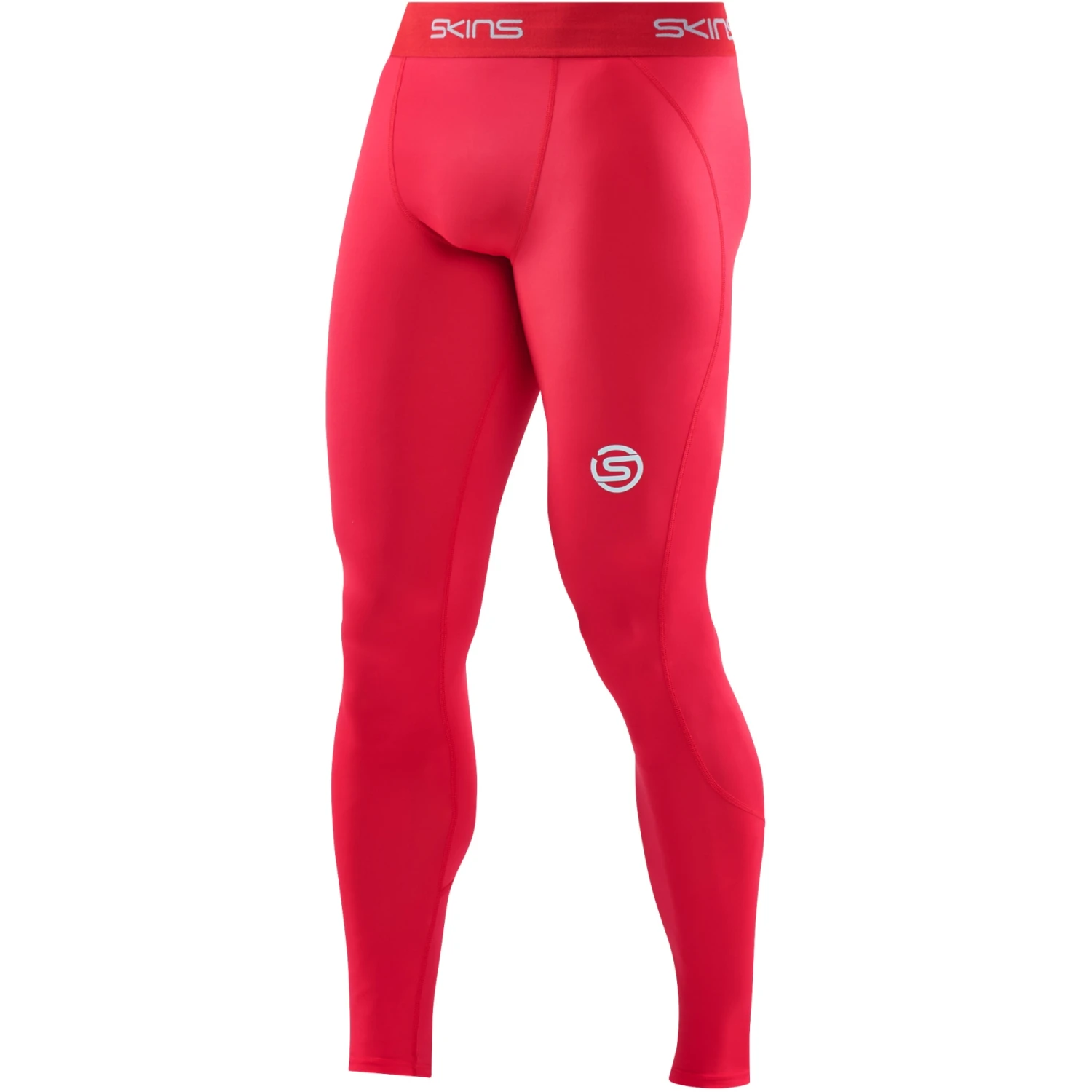 SKINS 1-Series Long Tights - Red 3 SKINS 1-Series Long Tights - Red - Image 3