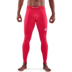 SKINS 1-Series Long Tights - Red