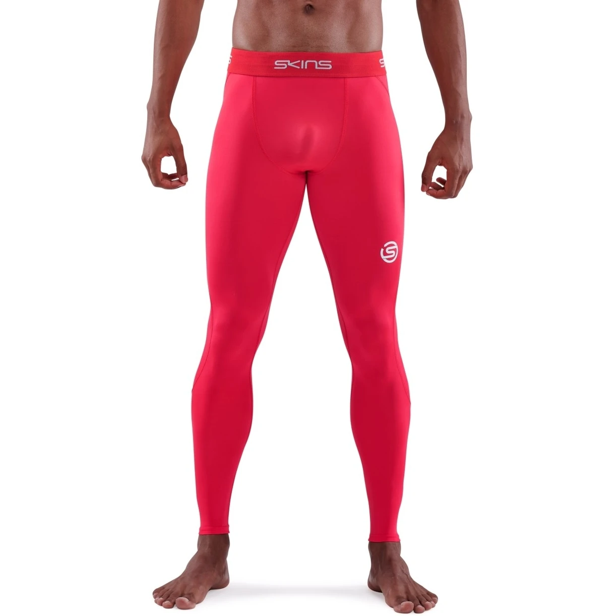 SKINS 1-Series Long Tights - Red 1 SKINS 1-Series Long Tights - Red