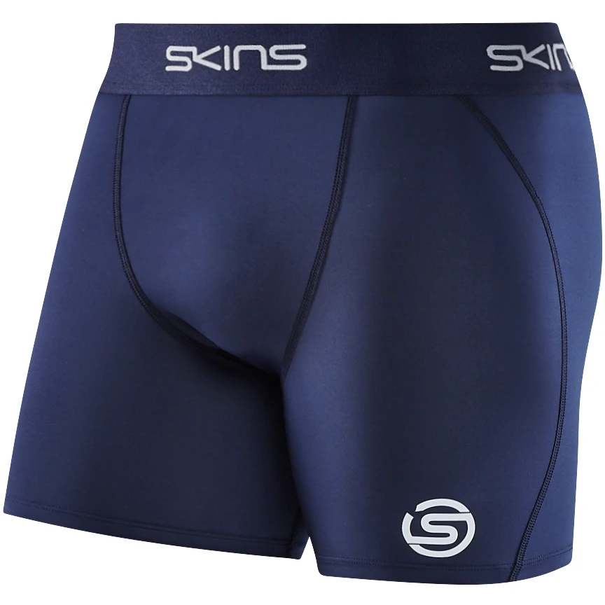 SKINS 1-Series Fitness Shorts - Navy Blue 3 SKINS 1-Series Fitness Shorts - Navy Blue - Image 3