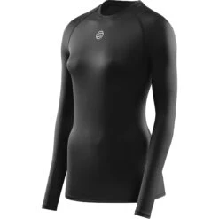 SKINS 1-Series Women's Long Sleeve Shirt - Black -Skins skins 1 series women long sleeve shirt black 1 1392555