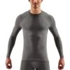 SKINS 2-Series Long Sleeve Top - Charcoal