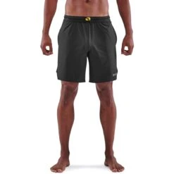 SKINS 3-Series 7" X-Fit Running Shorts - Black
