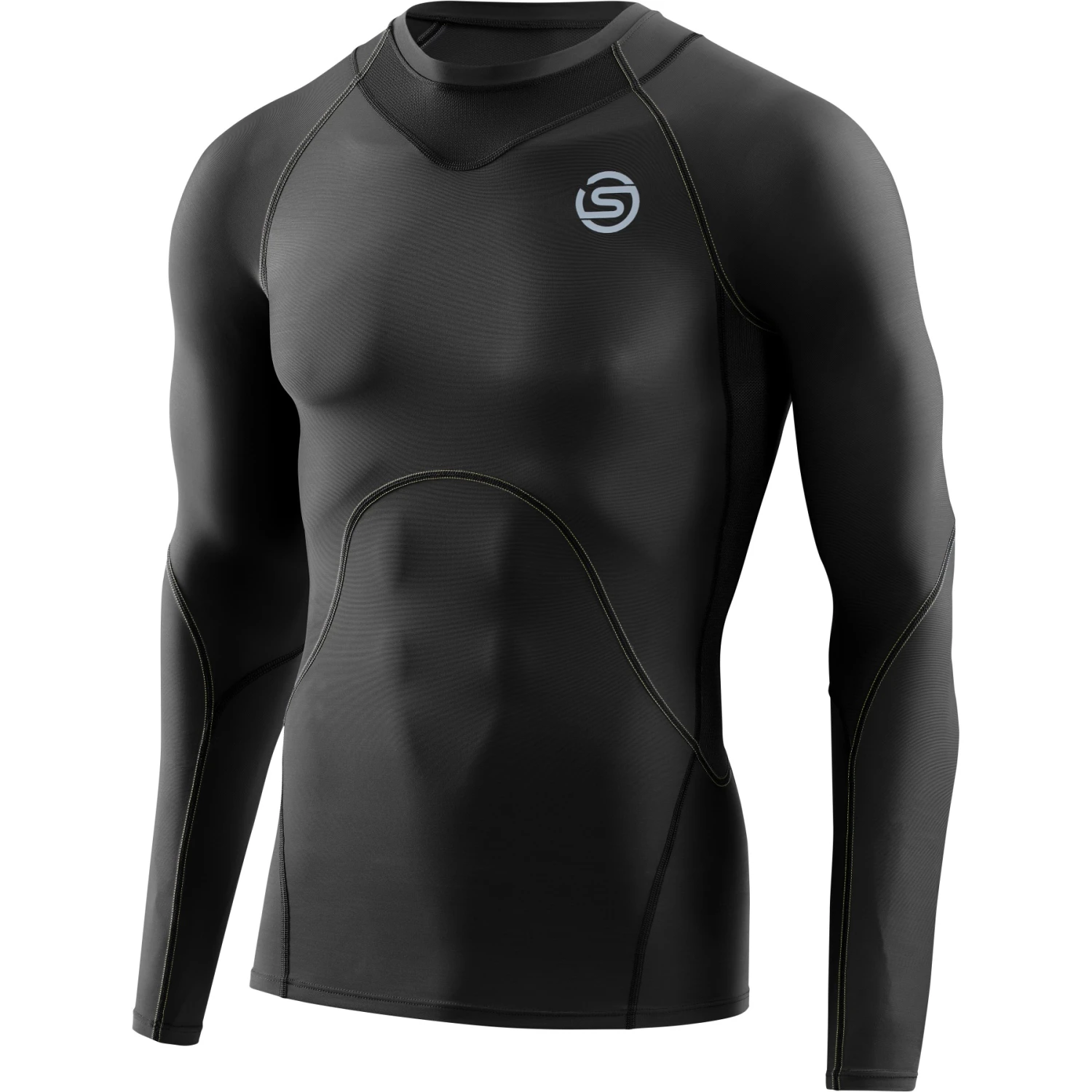 SKINS 3-Series Long Sleeve Top - Black 3 SKINS 3-Series Long Sleeve Top - Black - Image 3