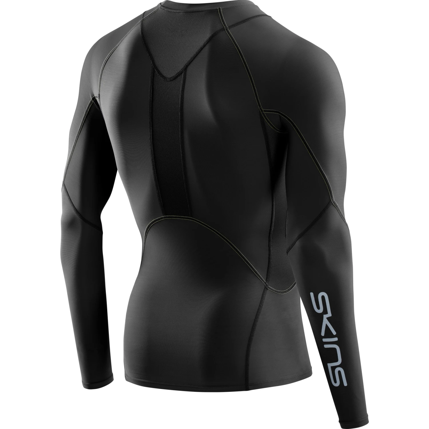 SKINS 3-Series Long Sleeve Top - Black 4 SKINS 3-Series Long Sleeve Top - Black - Image 4