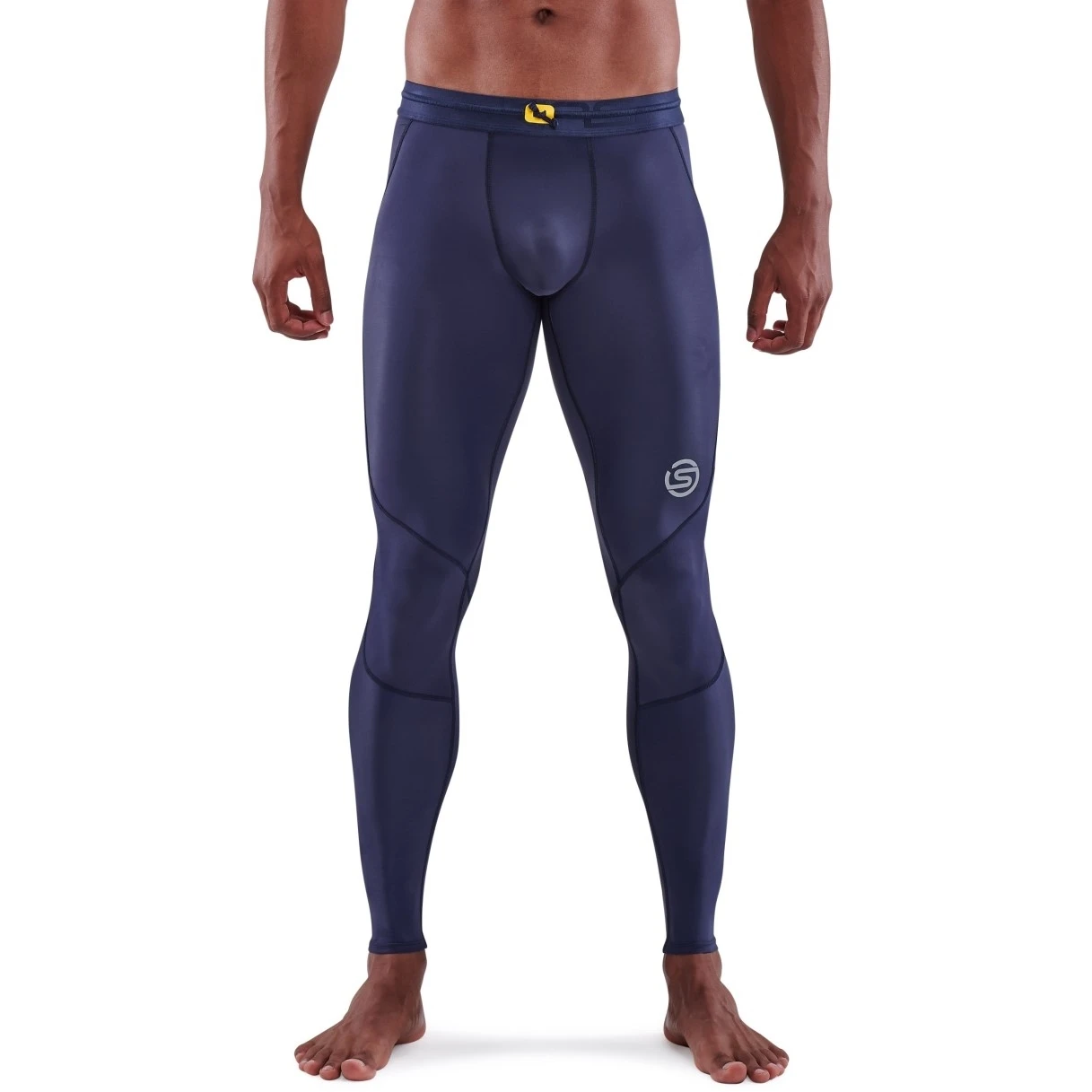 SKINS 3-Series Long Tights - Navy Blue 1 SKINS 3-Series Long Tights - Navy Blue