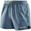 SKINS 3-Series 4" Run Shorts - Blue Grey