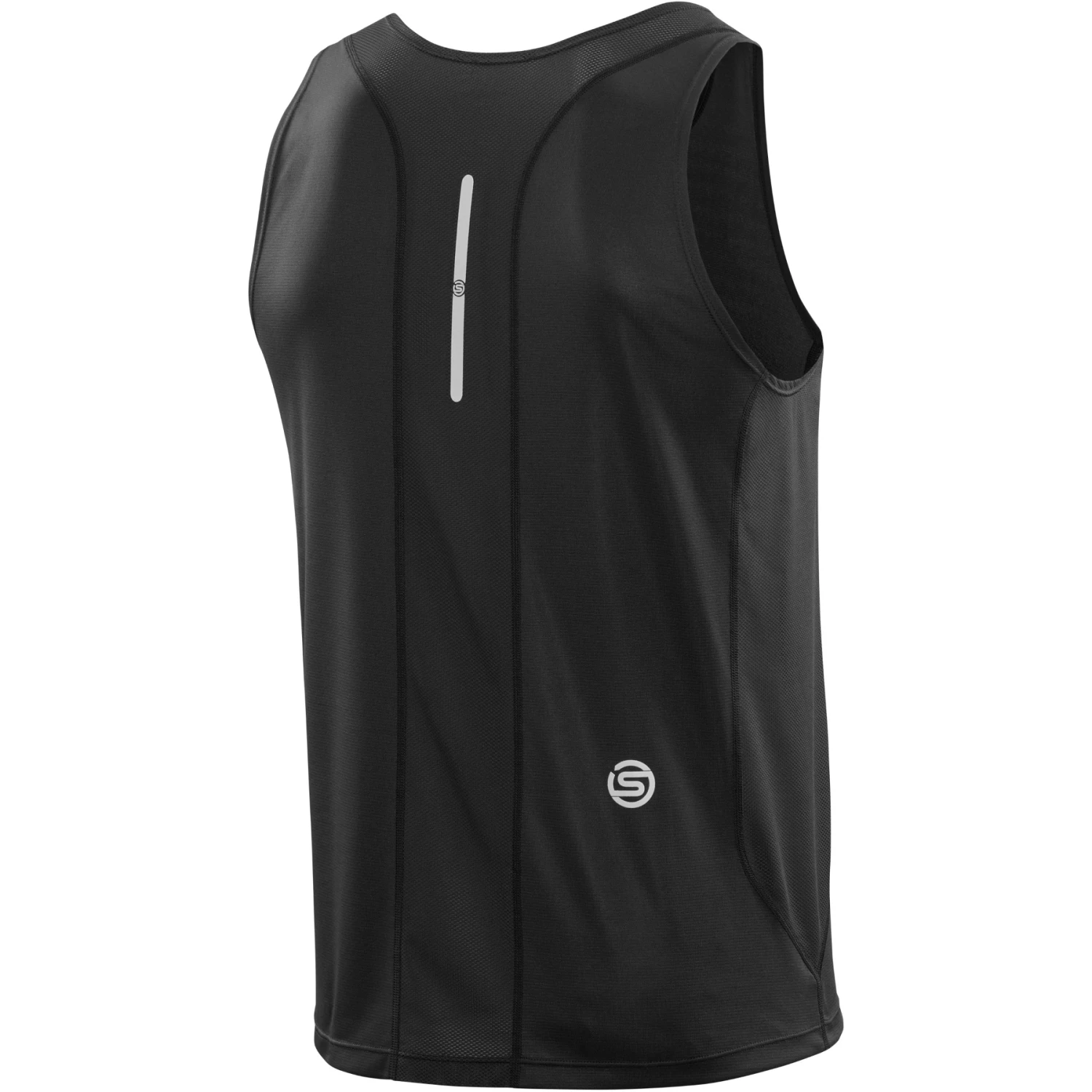 SKINS 3-Series Running Singlet - Black 2 SKINS 3-Series Running Singlet - Black - Image 2