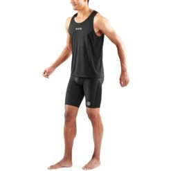 SKINS 3-Series Running Singlet - Black 13 SKINS 3-Series Running Singlet - Black -Skins skins 3 series running singlet black 5 1392709