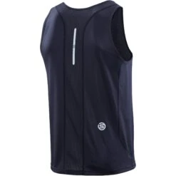 Skins -Skins skins 3 series running singlet navy blue 2 1392725
