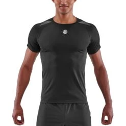 SKINS 3-Series Short Sleeve Top - Black