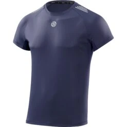 SKINS 3-Series Short Sleeve Top - Navy Blue -Skins skins 3 series short sleeve top navy blue 1 1393964