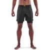 SKINS 3-Series Superpose Fitness Shorts 2 In 1 - Black