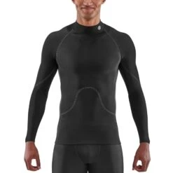 SKINS 3-Series Thermal Long Sleeve Top - Black