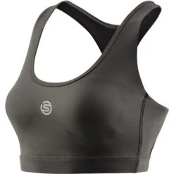 SKINS 3-Series Women's Active Bra - Black -Skins skins 3 series women active bra black 1 1393375