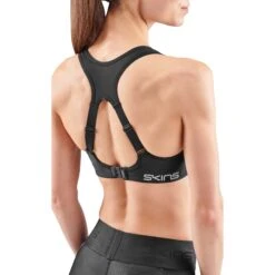 SKINS 3-Series Women's Hi-Impact Bra - Black -Skins skins 3 series women hi impact bra black 7 1393461