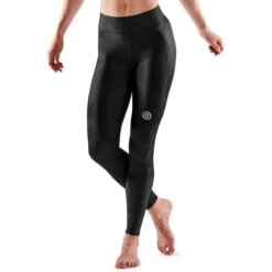 SKINS 3-Series Women's Pocket Long Tight - Black