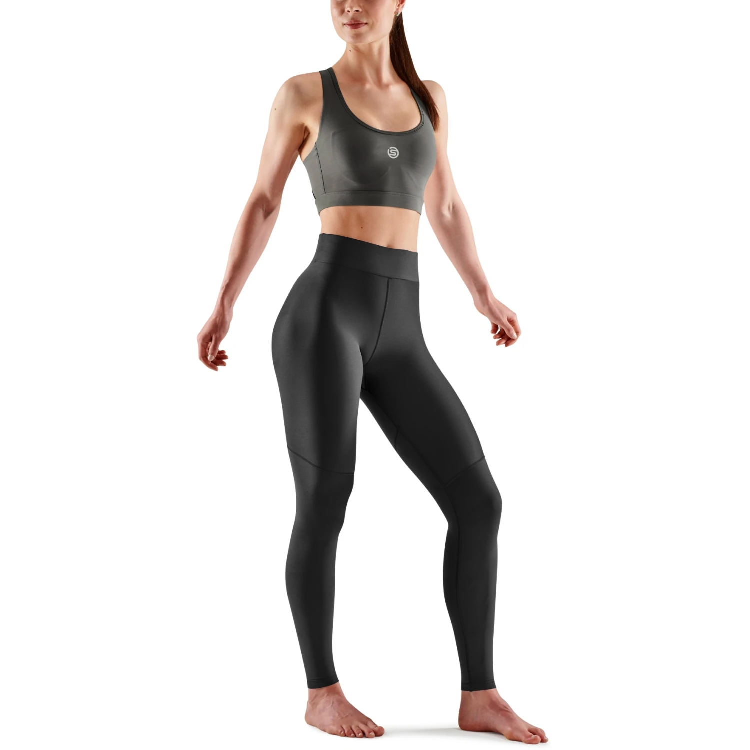 SKINS 3-Series Women's Soft Long Tight - Black 5 SKINS 3-Series Women's Soft Long Tight - Black - Image 5