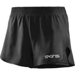 SKINS 3-Series Women's Superpose Fitness Shorts 2 In 1 - Black -Skins skins 3 series women superpose fitness shorts 2 in 1 black 1 1390586