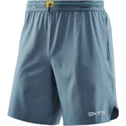 SKINS 3-Series 7" X-Fit Running Shorts - Blue Grey