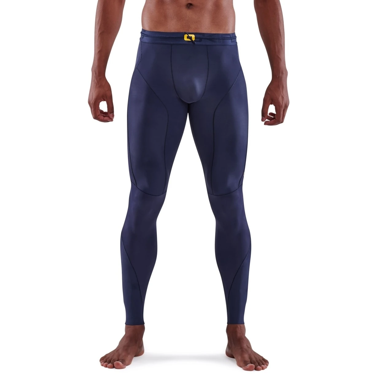 SKINS 5-Series Long Tights - Navy Blue 1 SKINS 5-Series Long Tights - Navy Blue