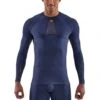 SKINS 5-Series Top Long Sleeve - Navy Blue