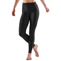 SKINS 5-Series Women's Pocket Long Tight - Black