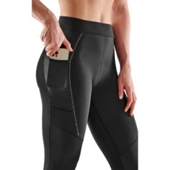 SKINS 5-Series Women's Pocket Long Tight - Black -Skins skins 5 series women pocket long tight black 6 1495105