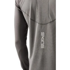 SKINS Activewear 3-Series Long Sleeve Top - Charcoal -Skins skins activewear 3 series long sleeve top charcoal 6 1232130
