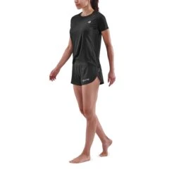 SKINS Activewear 3-Series Run Shorts Women - Black -Skins skins activewear 3 series women run shorts black 3 892322 1