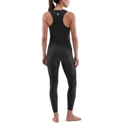 SKINS Activewear 3-Series Tank Top Women - Black -Skins skins activewear 3 series women tank top black 2 942192