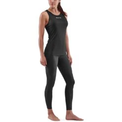 SKINS Activewear 3-Series Tank Top Women - Black -Skins skins activewear 3 series women tank top black 5 942195