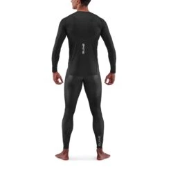 SKINS 3-Series Active Long Sleeve Top - Black -Skins skins activewear mens 3 series long sleeve top black 5 892232