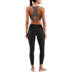 SKINS 3-Series Women's Elite Bra - Charcoal -Skins skins activewear women 3 series elite bra charcoal 4 1131678