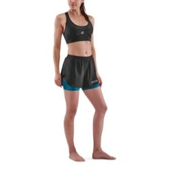SKINS 3-Series X-Fit Shorts Women - Black 8 SKINS 3-Series X-Fit Shorts Women - Black -Skins skins activewear women 3 series x fit shorts black 3 892378