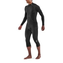 SKINS 3-Series Thermal Long Sleeve Top - Black -Skins skins compressio 3 series men thermal long sleeve top black 3 892827
