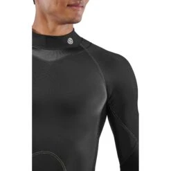 SKINS 3-Series Thermal Long Sleeve Top - Black -Skins skins compressio 3 series men thermal long sleeve top black 5 892829