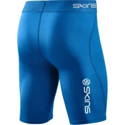 SKINS 1-Series Half Tights - Bright Blue 10 SKINS 1-Series Half Tights - Bright Blue -Skins skins compression 1 series half tights bright blue 2 1131229