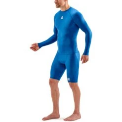 SKINS 1-Series Long Sleeve Top - Bright Blue 12 SKINS 1-Series Long Sleeve Top - Bright Blue -Skins skins compression 1 series long sleeve top bright blue 4 1130857