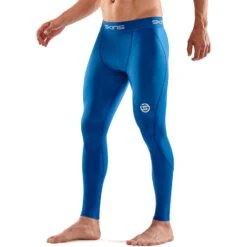 SKINS 1-Series Long Tights - Bright Blue -Skins skins compression 1 series long tights bright blue 4 1215664