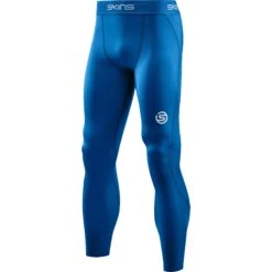 SKINS 1-Series Long Tights - Bright Blue -Skins skins compression 1 series long tights bright blue 6 1215662