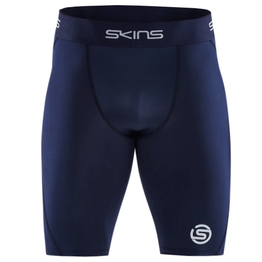 SKINS 1-Series Half Tights - Navy Blue 4 SKINS 1-Series Half Tights - Navy Blue - Image 4