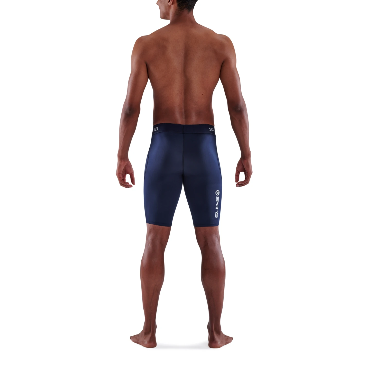 SKINS 1-Series Half Tights - Navy Blue 7 SKINS 1-Series Half Tights - Navy Blue - Image 7