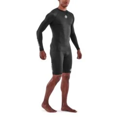 SKINS 1-Series Long Sleeve Top - Black 9 SKINS 1-Series Long Sleeve Top - Black -Skins skins compression 1 series men long sleeve top black 4 892466
