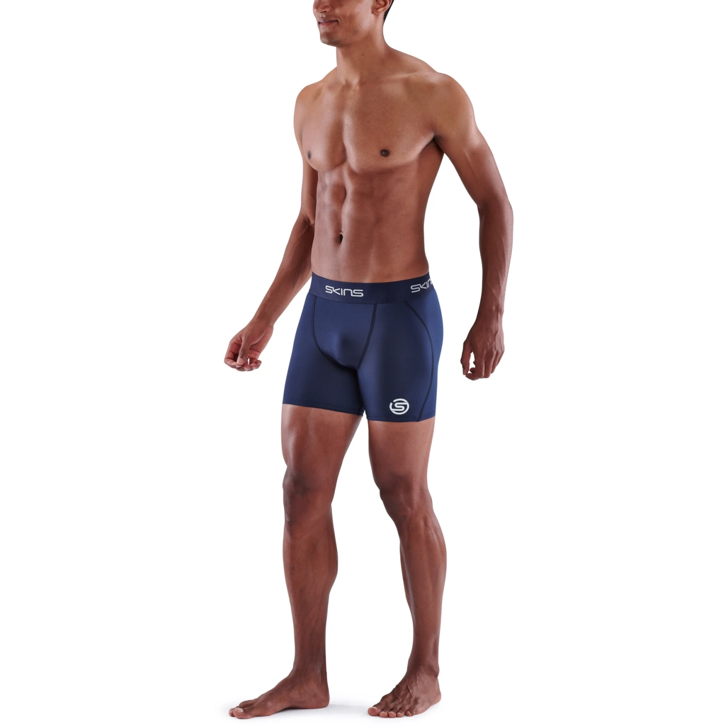 SKINS 1-Series Fitness Shorts - Navy Blue 5 SKINS 1-Series Fitness Shorts - Navy Blue - Image 5